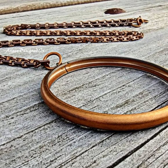 Copper Statement Necklace - Picture 6 of 7